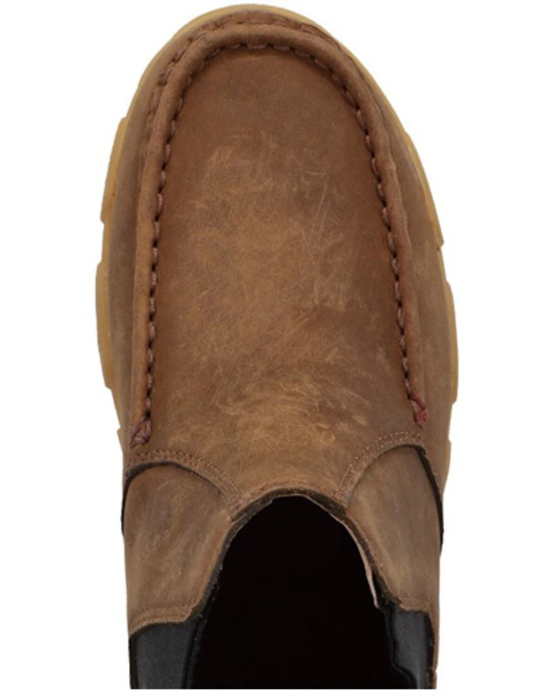 Twisted X Women's 4" Work Chelsea Driving Moc Shoes - Toe