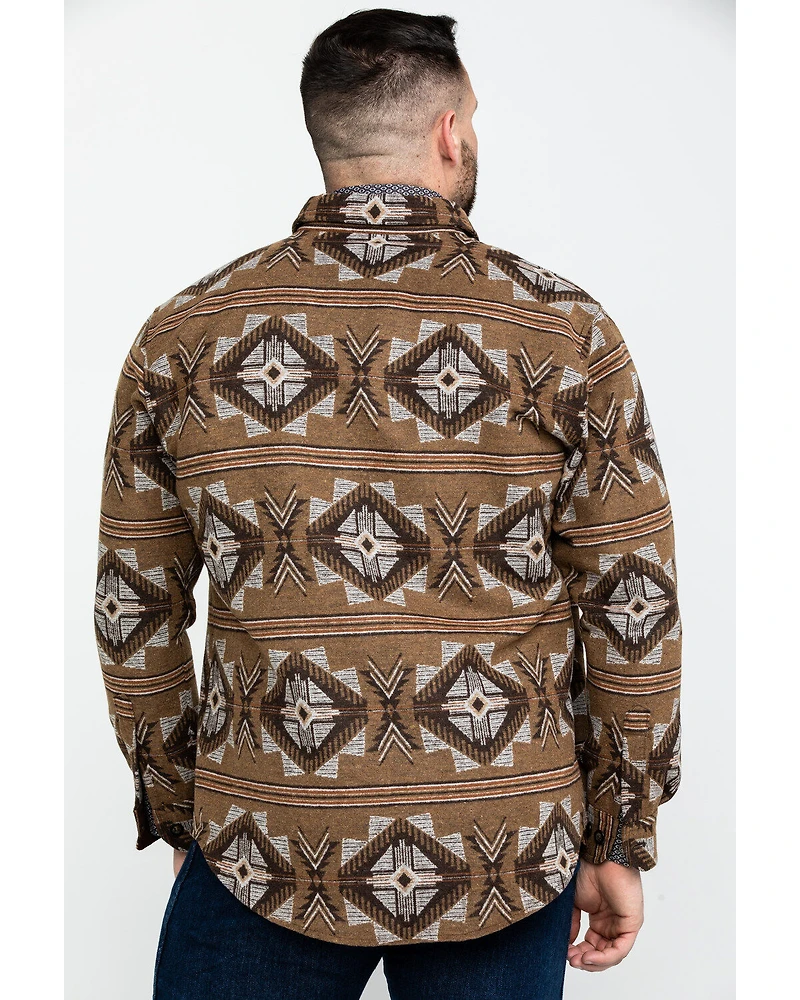 Powder River Outfitters Men's Southwestern Jacquard Shirt Jacket