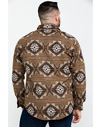 Powder River Outfitters Men's Southwestern Jacquard Shirt Jacket