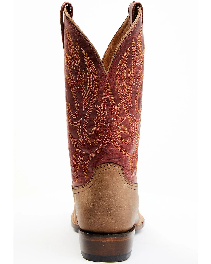 Lucchese Men's Gordon Western Boot - Broad Square Toe