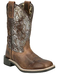 Smoky Mountain Little Girls' Sadie Western Boots - Broad Square Toe
