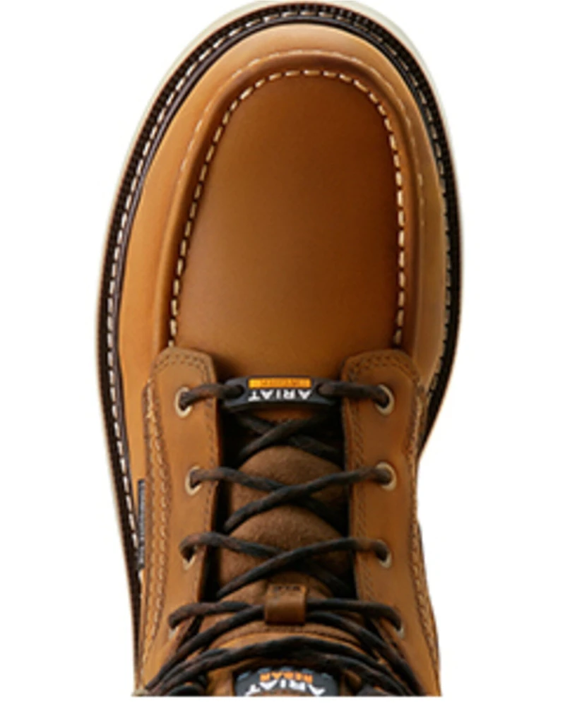 Ariat Men's 6" Wedge Rebar Waterproof Moc Work Boots - Composite Toe