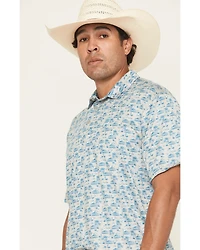 Ariat Men's Charger 2.0 Short Sleeve Button-Down Performance Polo