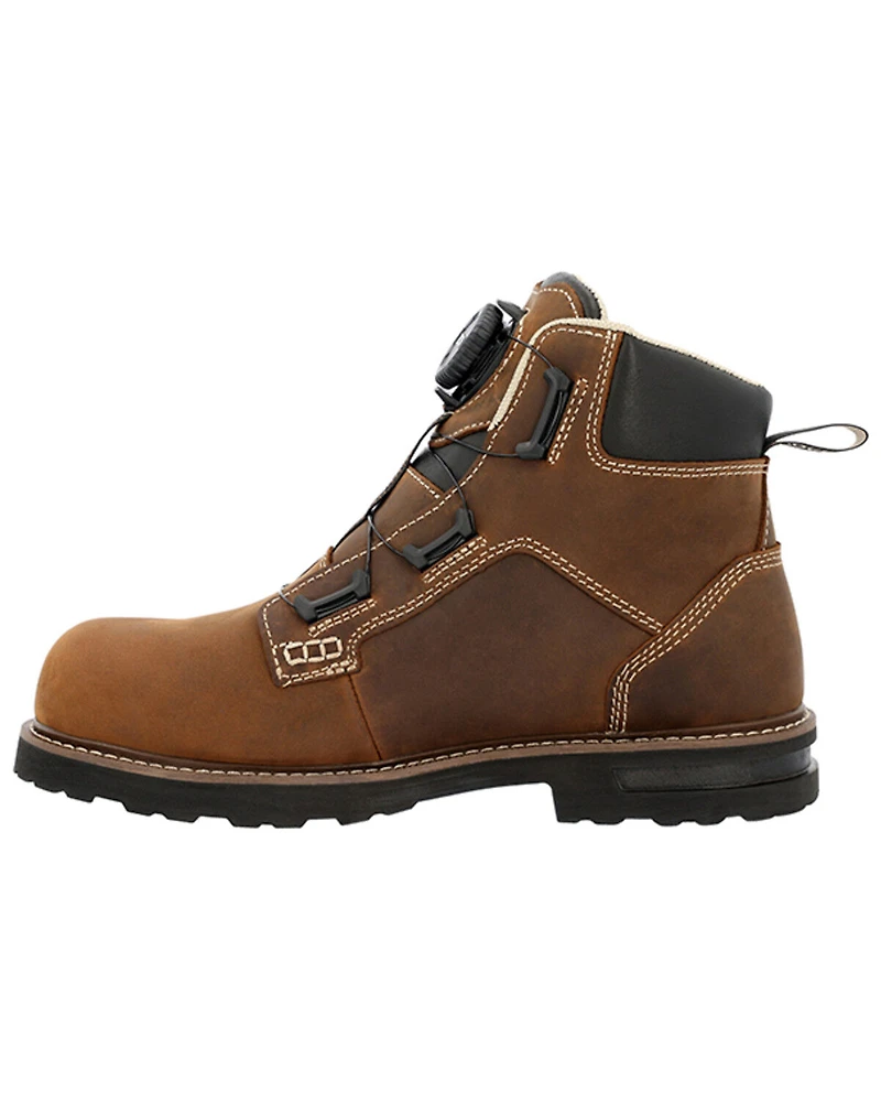 Rocky Men's 6" Grindstone XTR BOA® Work Boots - Soft Toe
