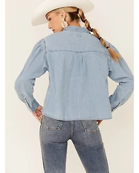 Levis Women's Kinsley Denim Utility Shirt