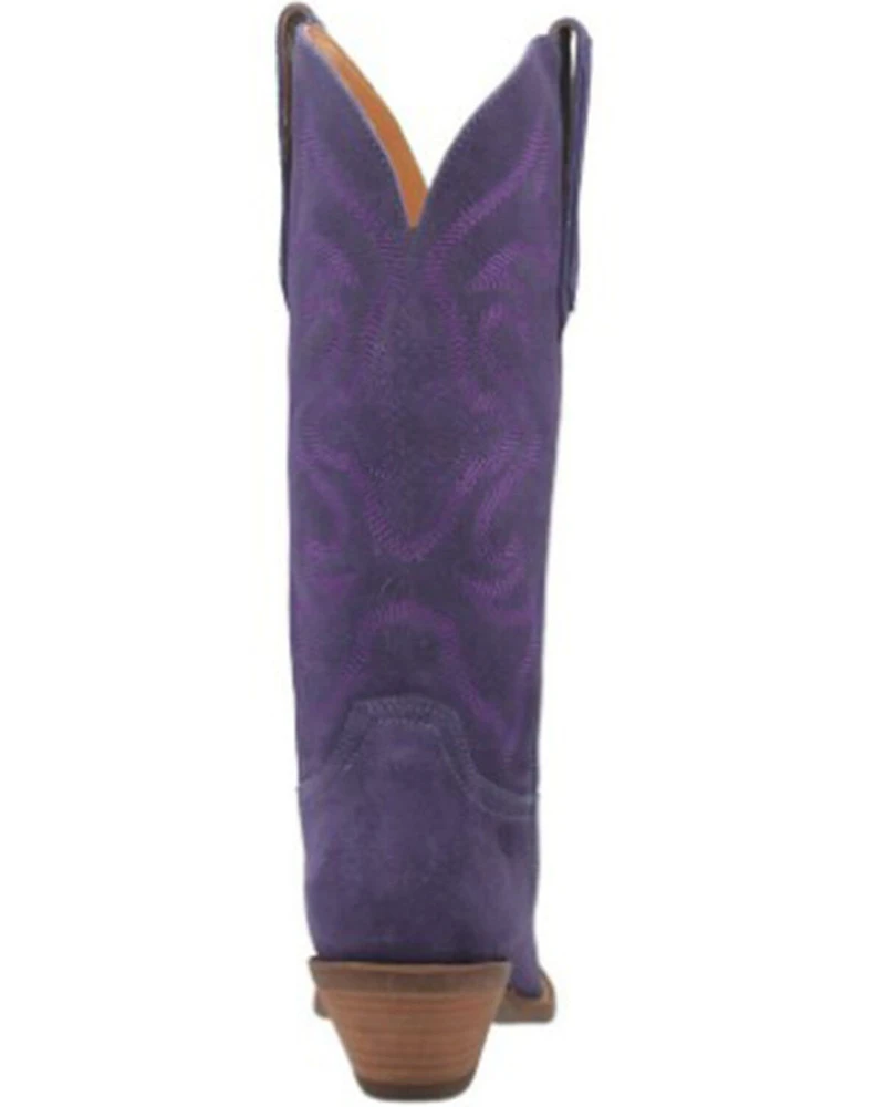 Dingo Women's Out West Suede Western Boots - Round Toe