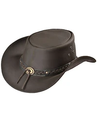 Outback Trading Men's Wagga Leather Hat