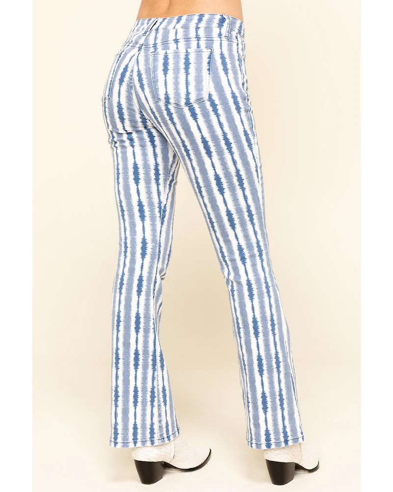 Billy T Women's Tie-Dye Bootcut Jeans