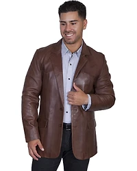 Scully Men's Lamb Leather Blazer - Big and Tall