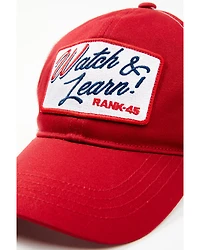 RANK 45® Women's Watch & Learn Patch Mesh-Back Ball Cap
