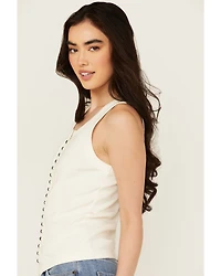 Idyllwind Women's Edna Button Front Ribbed Tank