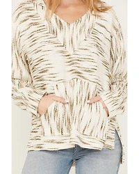 Cleo + Wolf Women's Space-Dye Baja Hoodie