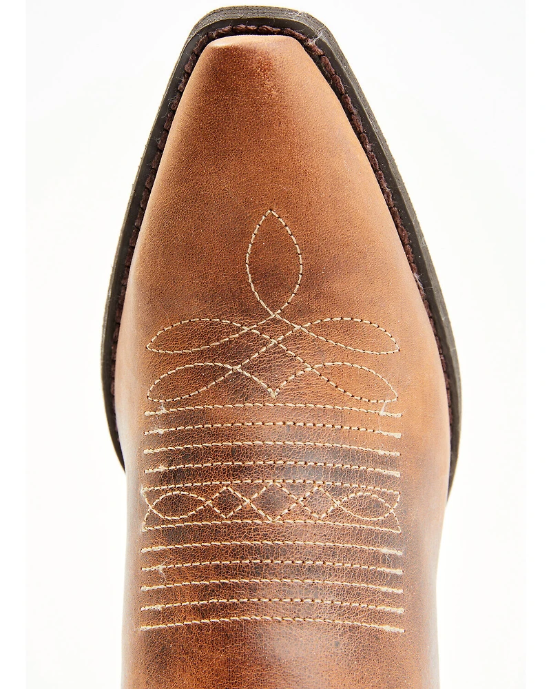 Laredo Women's Brown Fringe Western Performance Boots - Snip Toe