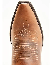 Laredo Women's Brown Fringe Western Performance Boots - Snip Toe