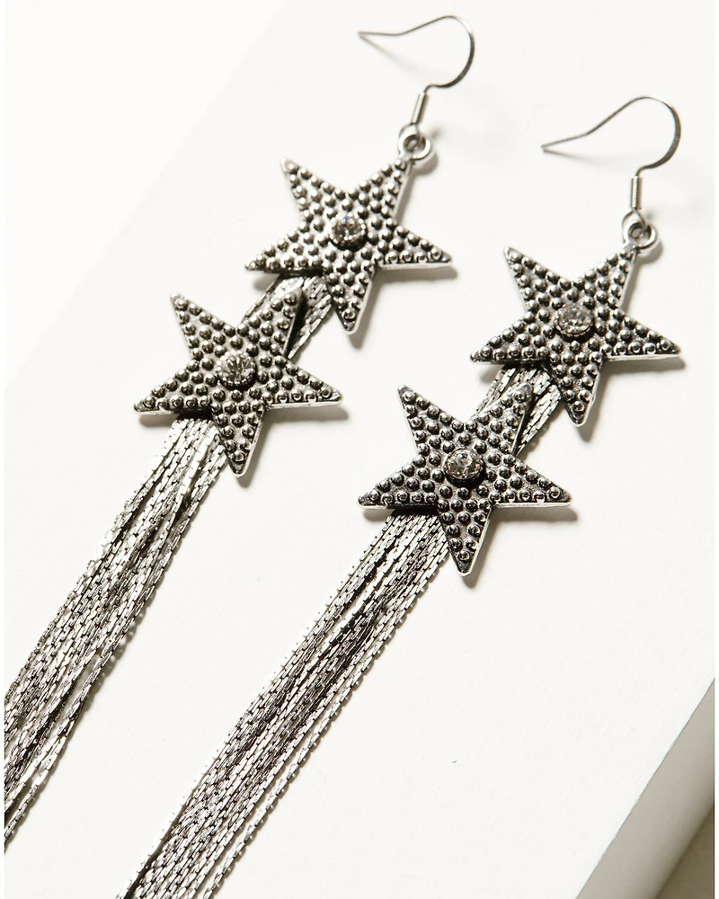 Idyllwind Women's Star Fringe Skyline Earrings