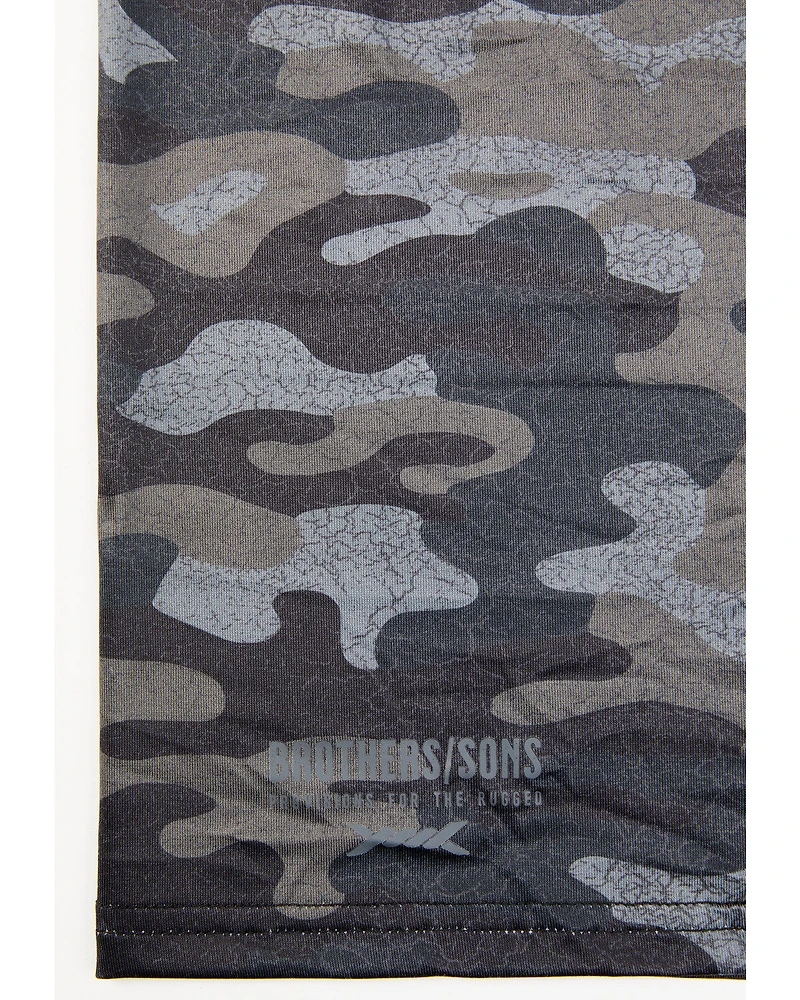 Brothers and Sons Men's Camo Print Neck Gaiter