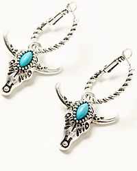 Shyanne Women's Steer Head and Arrow Earring Set - 3 Piece
