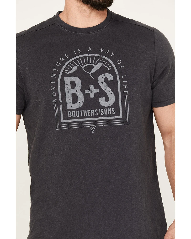 Brothers and Sons Men's Adventure Short Sleeve Graphic T-Shirt