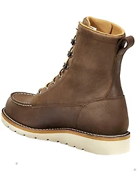 Carhartt Men's WP Soft Toe 8" Lace-Up Wedge Work Boots - Moc