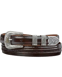 Lucchese Men's Goat With Hobby Stitch Leather Belt