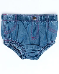 Wrangler Infant Girls' Denim Diaper Cover