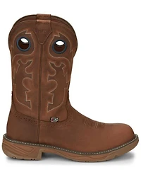 Justin Men's Rush Barley Western Work Boots - Soft Toe