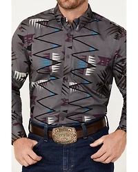 RANK 45® Men's Forkwood Southwestern Print Long Sleeve Button-Down Shirt