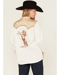 Ariat Women's Studded Horse Long Sleeve Snap Western Shirt