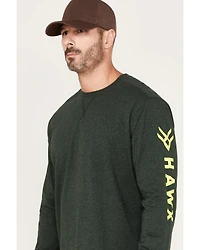 Hawx Men's Logo Graphic Work T-Shirt