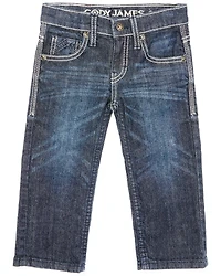 Cody James Toddler Boys' Night Hawk Medium Wash Mid Rise Stretch Relaxed Bootcut Jeans
