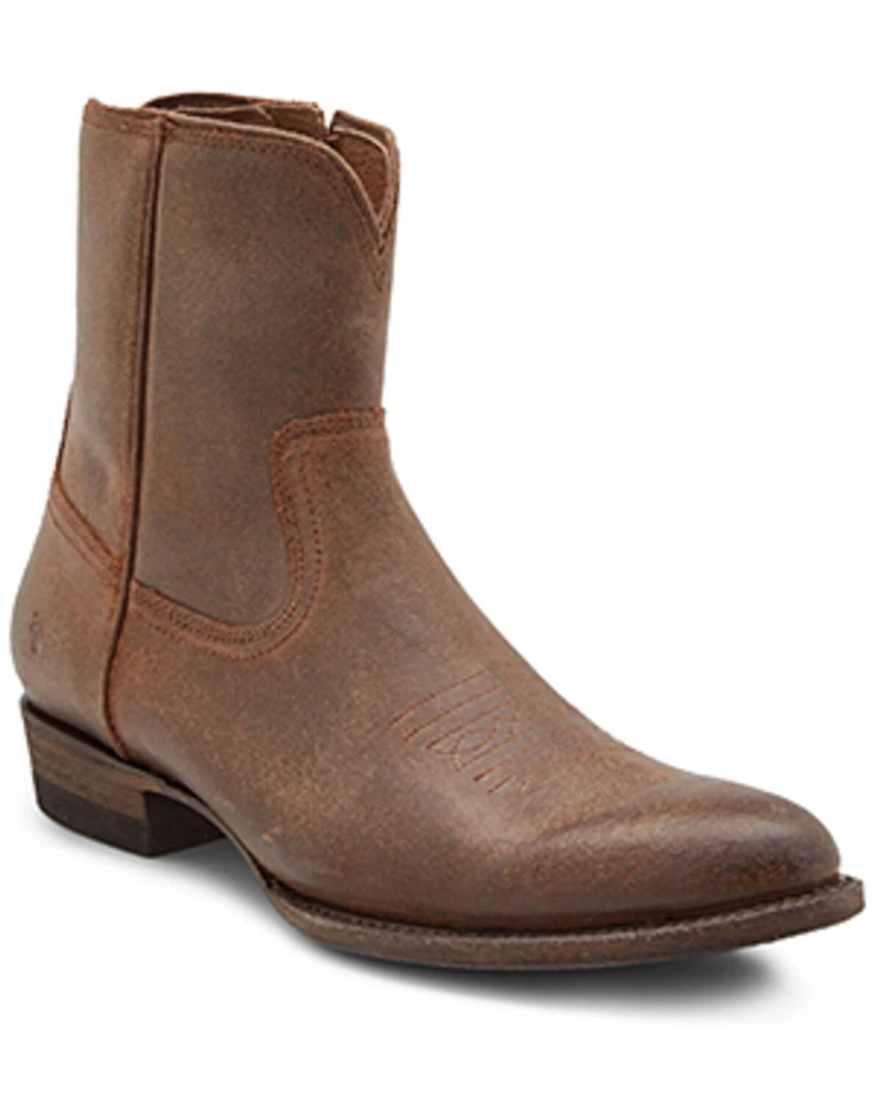 Frye Men's Austin Inside Zip Ankle Boots - Round Toe