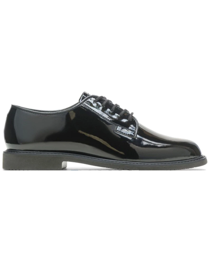 Bates Men's Sentry High Gloss Lace-Up Work Oxford Shoes - Round Toe