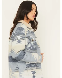 Idyllwind Women's Bluerose Southwestern Floral Print Shera Lined Jacket