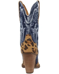 Dingo Women's Tipsy Leopard Print Western Boots - Snip Toe