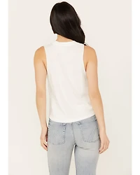 White Crow Women's Red, and Beer Graphic Tank
