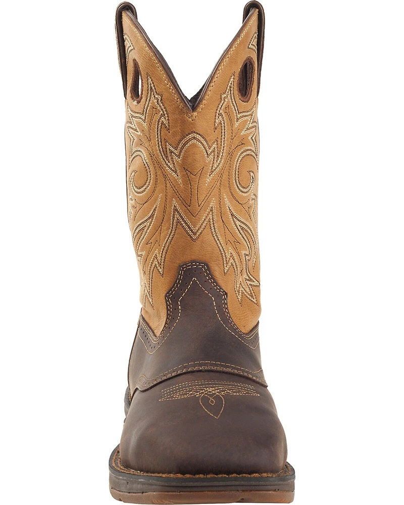 Rebel by Durango Men's Waterproof Steel Toe Western Work Boots