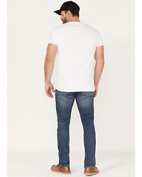 Brothers and Sons Men's Wilder Wash Stretch Slim Tapered Jeans