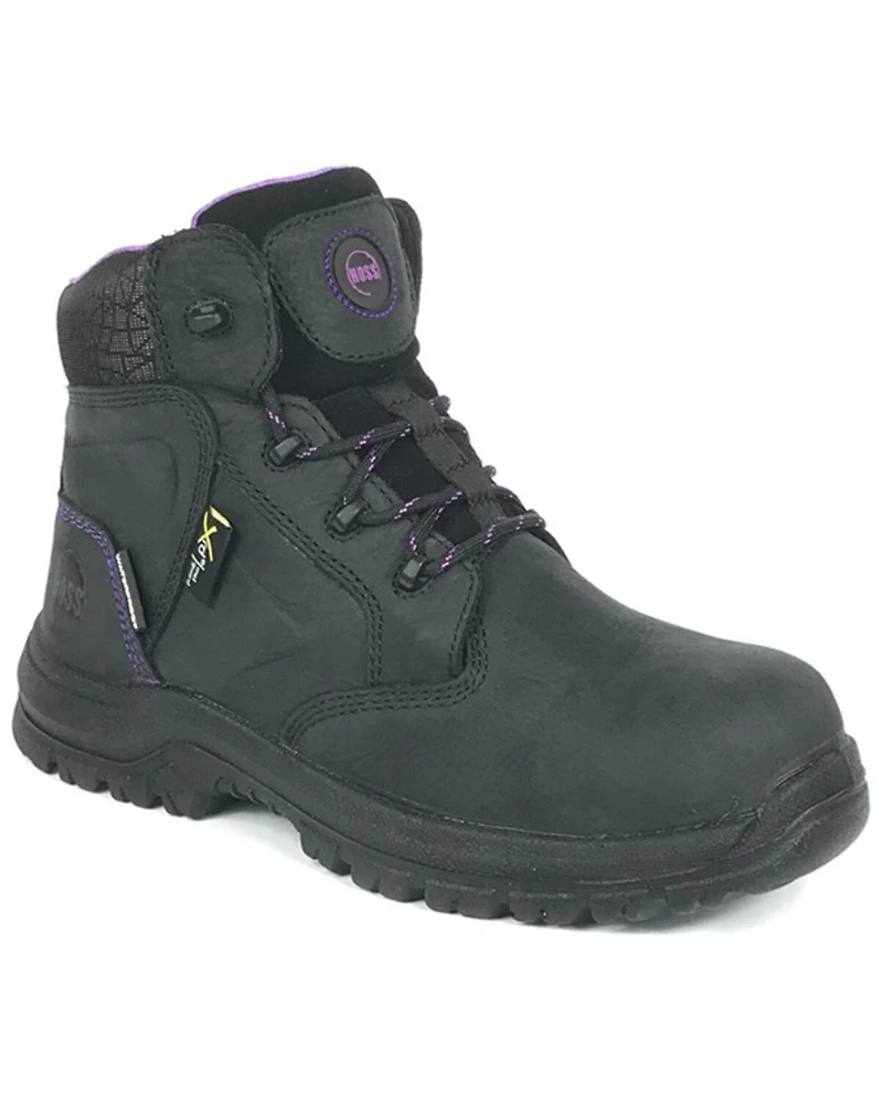 Hoss Women's 6" Waterproof Metguard Work Boots - Composite Toe