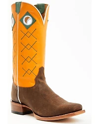 Justin Men's Billet Cowhide Leather Western Boots - Square Toe