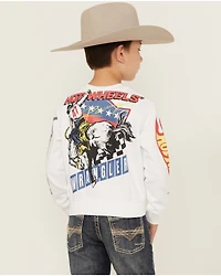 Wrangler® x Hot Wheels™ Boys' Rodeo Crew Neck Sweatshirt