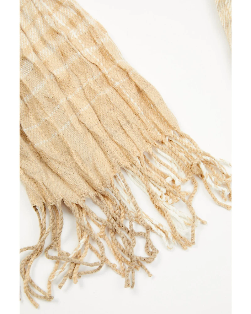 Cleo + Wolf Women's Crinkle Scarf