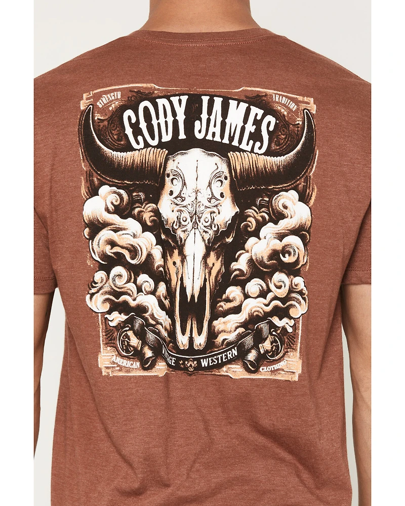 Cody James Men's Steerhead Short Sleeve Graphic T-Shirt