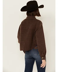 Cleo + Wolf Women's Adam Quilted Button-Down Shacket