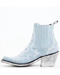 Liberty Black Women's Simone Made Denim Western Booties - Round Toe