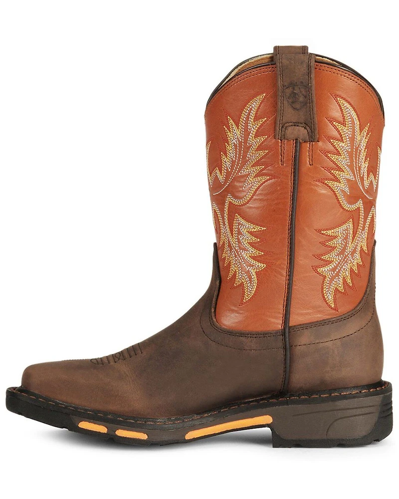 Ariat Boys' Earth WorkHog® Western Boots - Square Toe