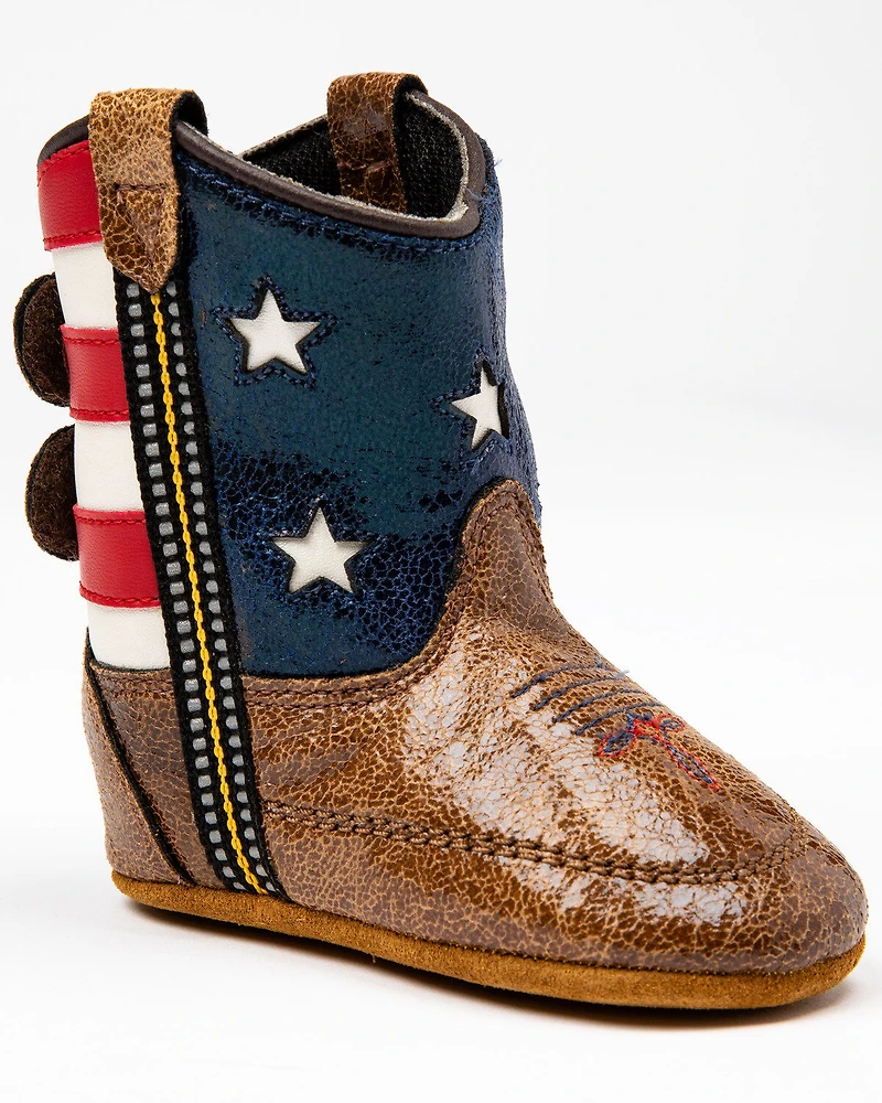 Boot Barn Infant Boys' Flag Poppet Western Boots - Round Toe