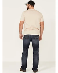 Moonshine Spirit Men's Wheelhouse Wash Decker Slim Straight Stretch Denim Jeans