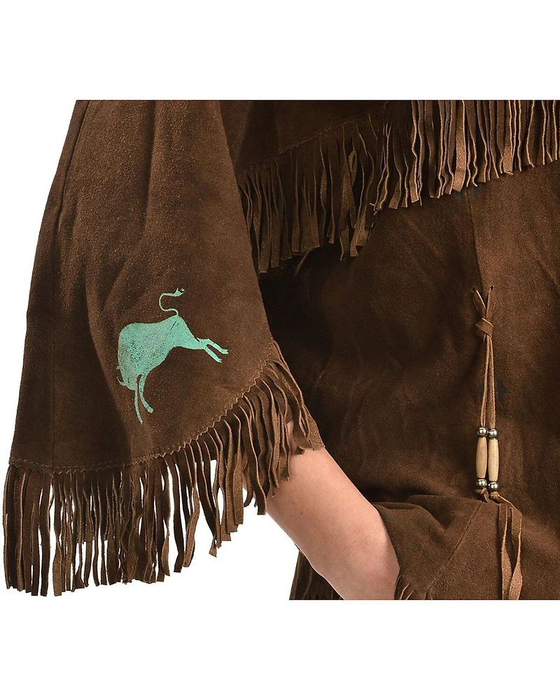 Kobler Leather Picachu Fringe Shirt