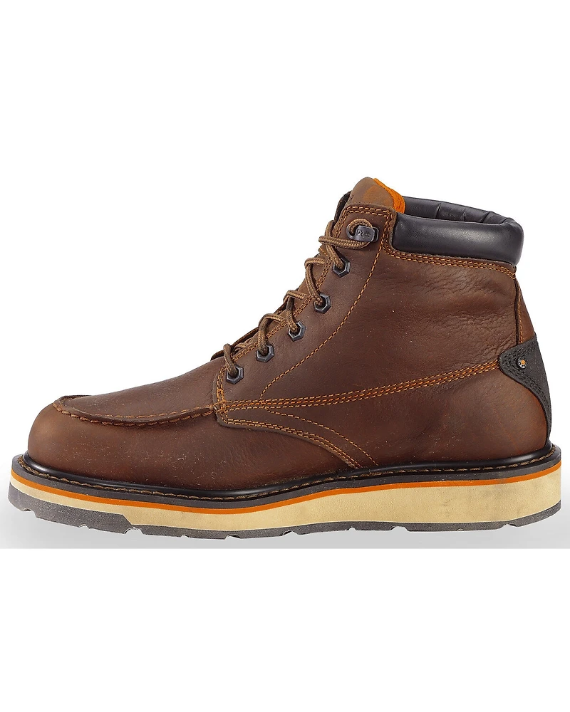 Timberland PRO Men's Gridworks 6" Waterproof Boots - Moc Toe