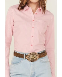 Ariat Women's Kirby Striped Long Sleeve Button-Down Stretch Western Shirt